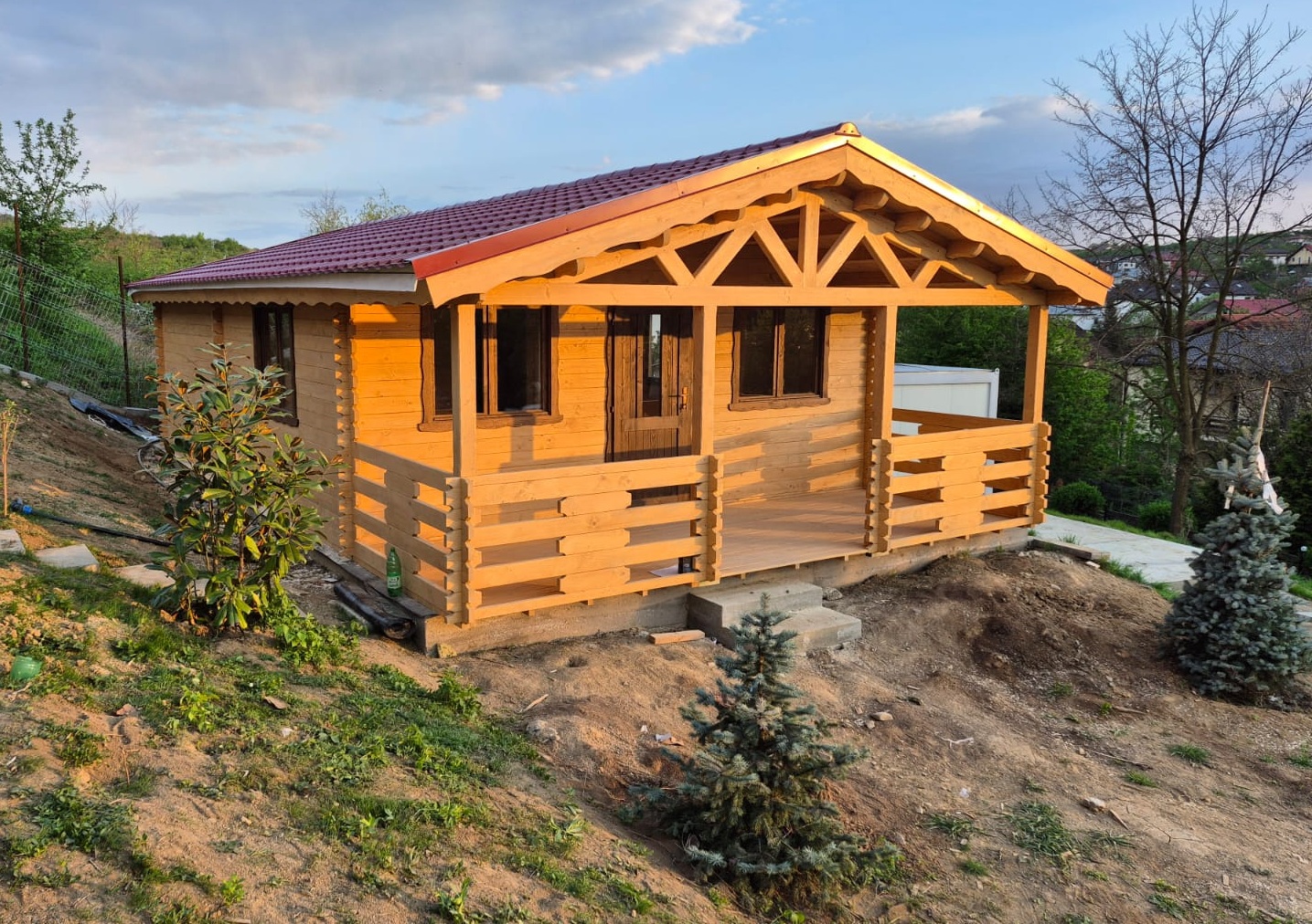 6,0mx7,5m teraszoz kerti faház 9,620.000Ft